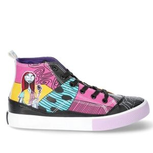 Jack & Sally Womens 8 Shoes High Top Sneakers Nightmare Before Christmas NWT